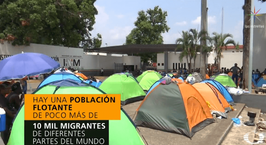 FOTO Tapachula se convierte en refugio de migrantes de todo el mundo (Noticieros Televisa abril 2019 chiapas)