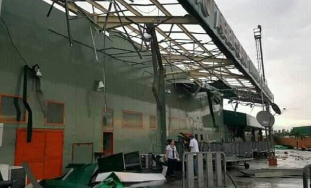 FOTO Tormenta afecta aeropuerto internacional de Santa Clara, Cuba (Juventud Rebelde 29 abril 2019)