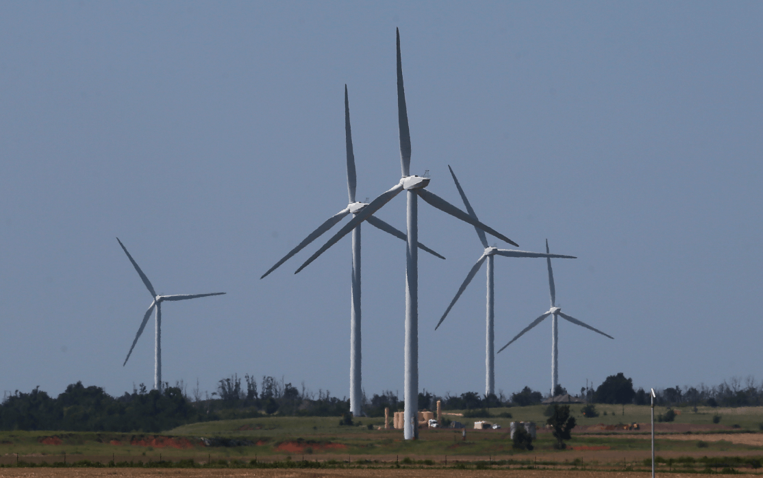 Foto: Turbinas eólicas en Oklahoma, Estados Unidos, 12 de junio de 2017, Oklahoma, Estados Unidos