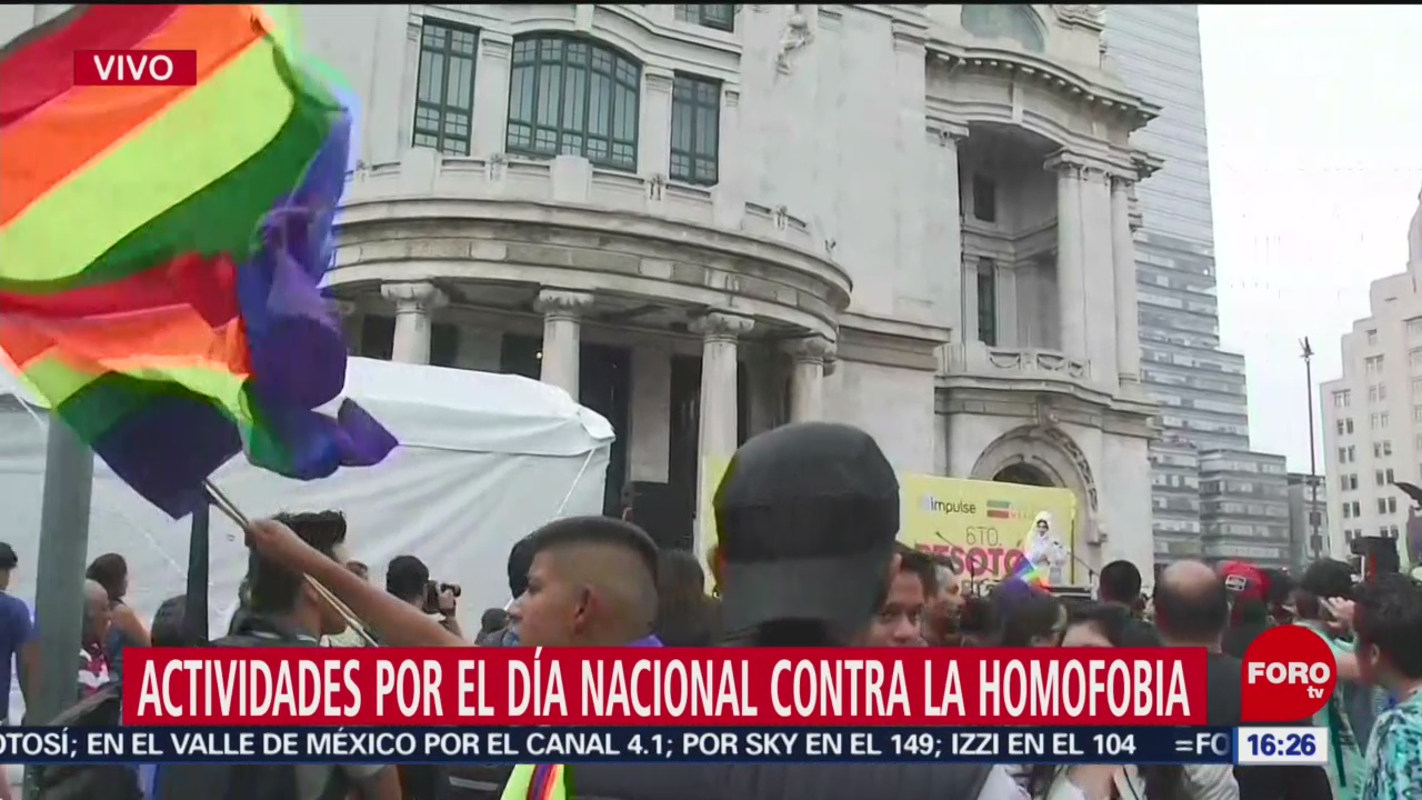 Foto: Actividades Día Homofobia CDMX 17 Mayo 2019