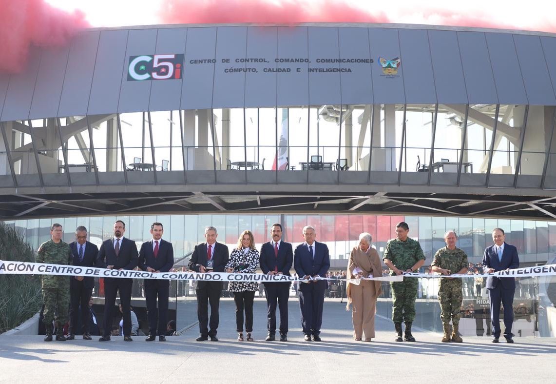 Foto AMLO inaugura el C5 en Hidalgo 8 mayo 2019