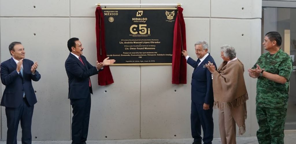 Foto AMLO inaugura el C5 en Hidalgo 8 mayo 2019