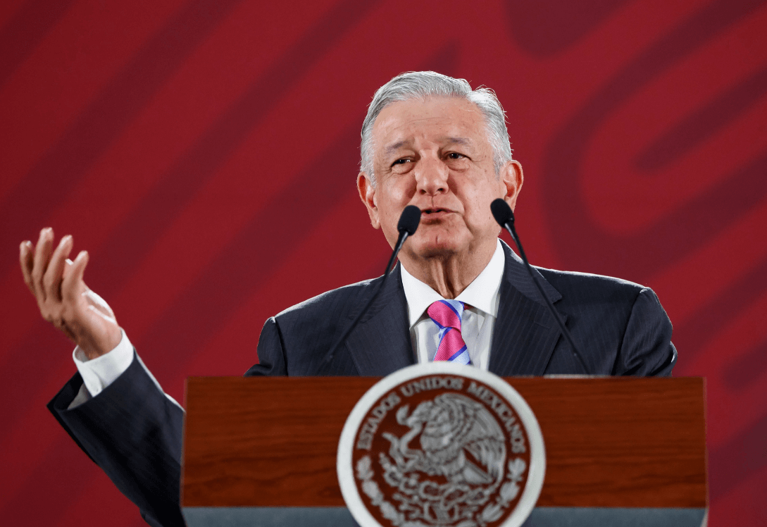 Foto: Andrés Manuel López Obrador en conferencia de prensa, 30 de mayo de 2019, Ciudad de México 