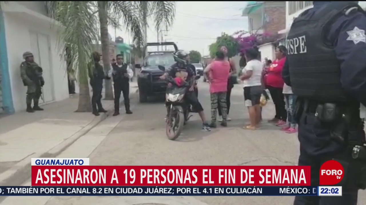 FOTO: Asesinaron a 19 personas el fin de semana en Guanajuato, 19 MAYO 2019