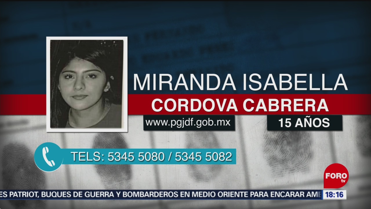 FOTO: Buscan a joven de 15 años que desapareció después de ir a taquería en Coyoacán, 12 MAYO 2019