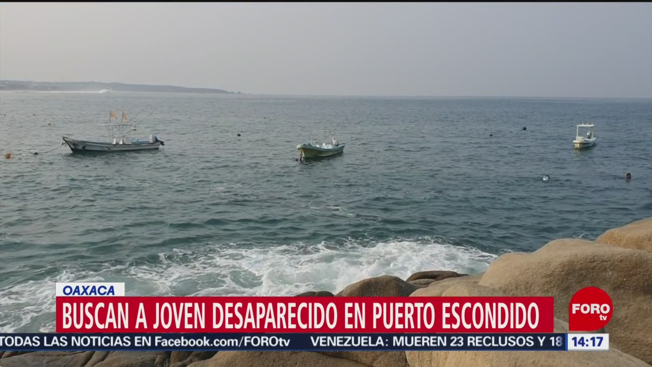 FOTO: Buscan a joven desaparecido en Puerto Escondido, Oaxaca, 25 MAYO 2019