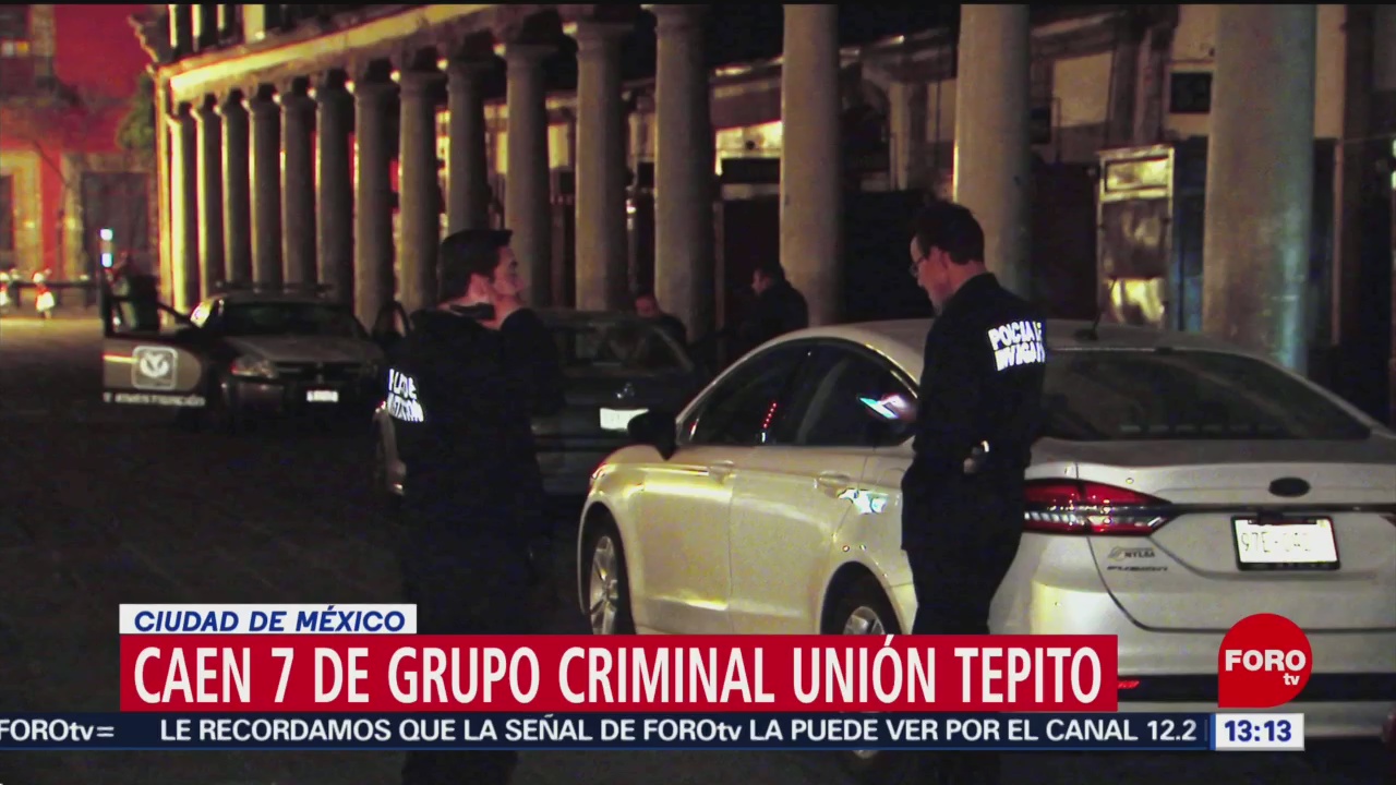 FOTO: Caen 7 de grupo criminal Unión Tepito en la CDMX