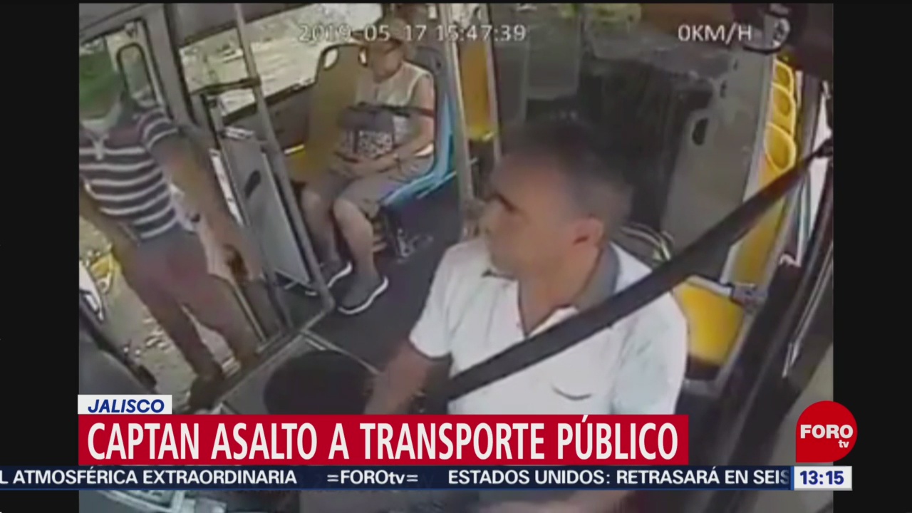 FOTO:Captan asalto a transporte público en Jalisco, 19 MAYO 2019