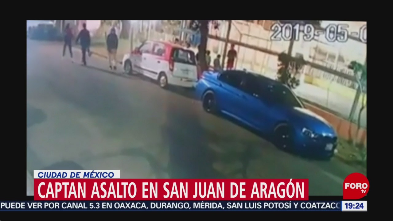 FOTO: Captan asalto en San Juan de Aragón en Ciudad de México, 4 MAYO 2019