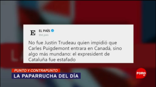 Foto: Carles Puigdemont Víctima Fake News 7 de Mayo 2019
