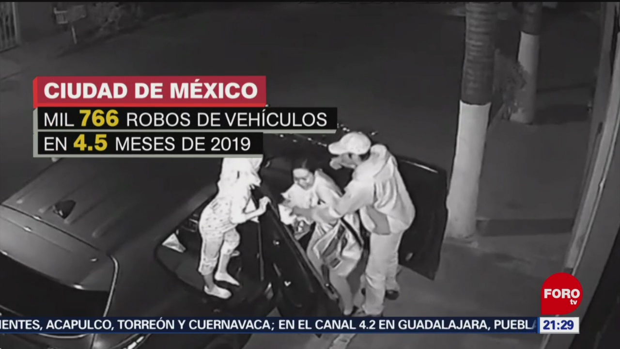 Foto: CDMX Robos Vehículos Violencia 9 de Mayo 2019