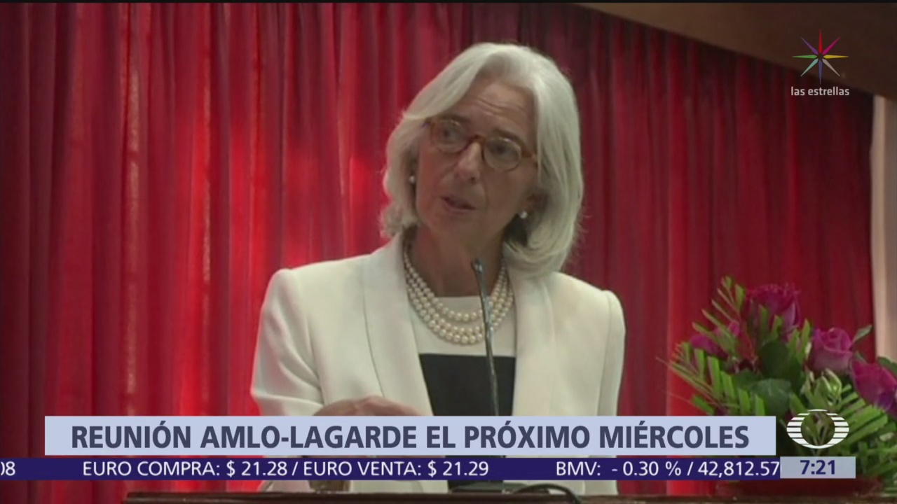 Christine Lagarde se reunirá con AMLO