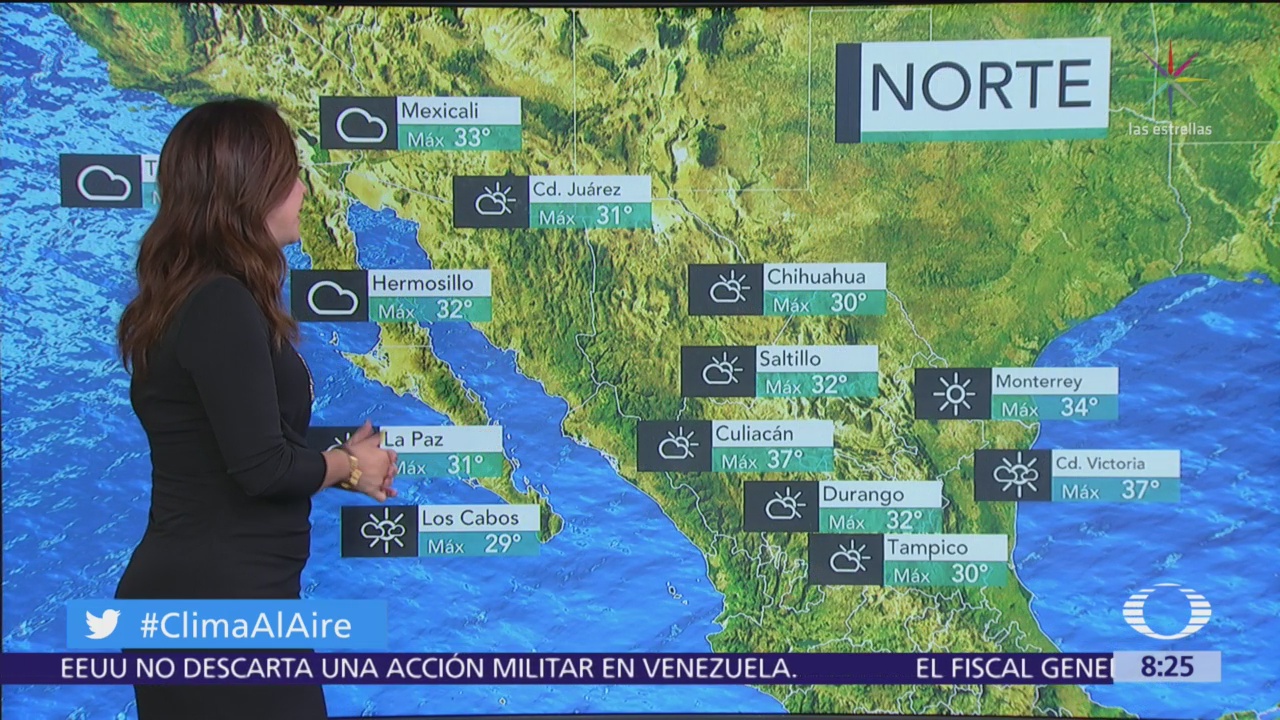Clima Al Aire: Pronostican cielo nublado en Valle de México