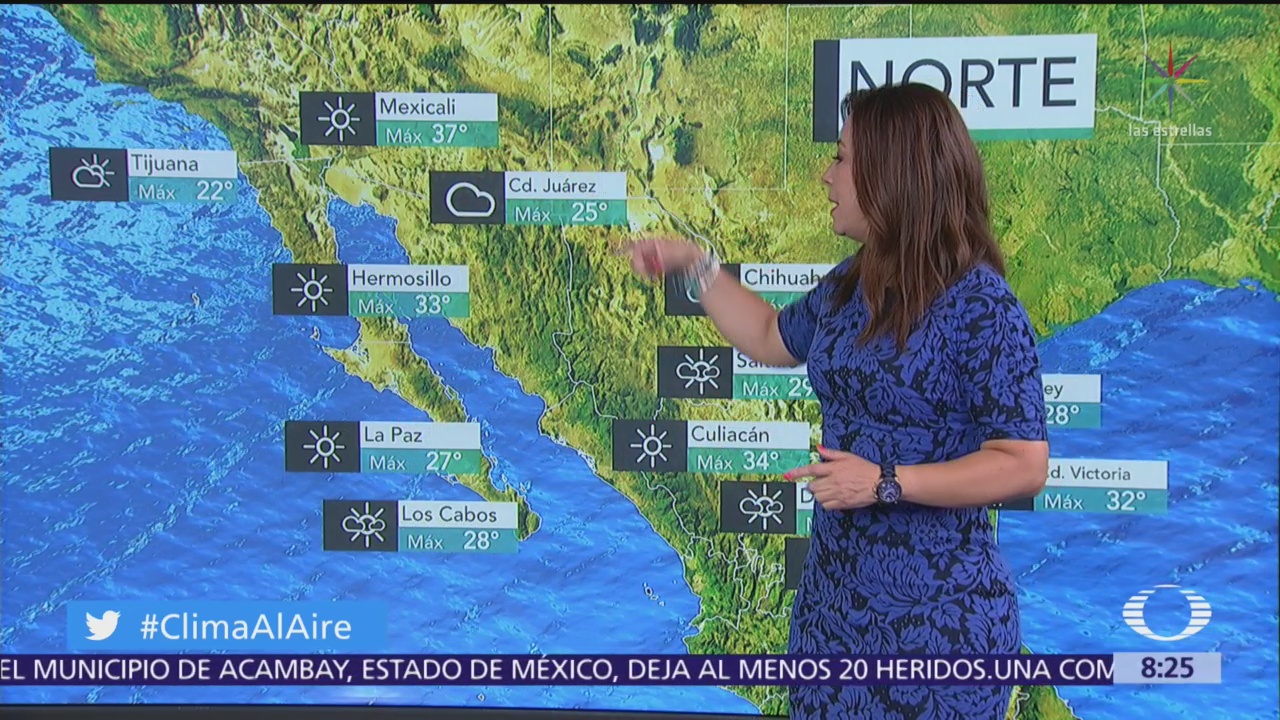 Clima Al Aire: Pronostican cielo parcialmente nublado en Valle de México