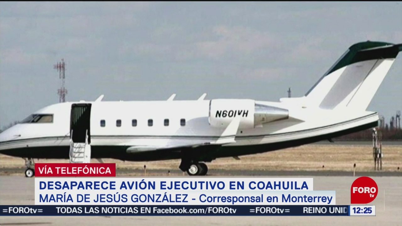 Confirman desaparición de avión privado en Coahuila