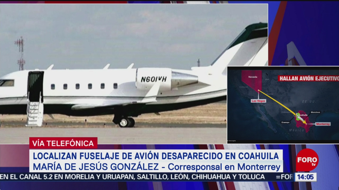 Foto: Confirman hallazgo de avioneta siniestrada en Coahuila