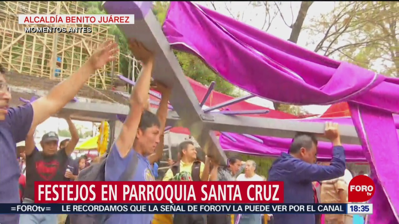 FOTO: Conmemoran el Día de la Santa Cruz en Benito Juárez