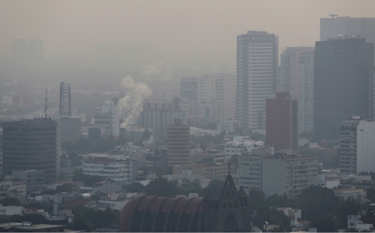 Contaminación en la Ciudad de México. (Reuters)