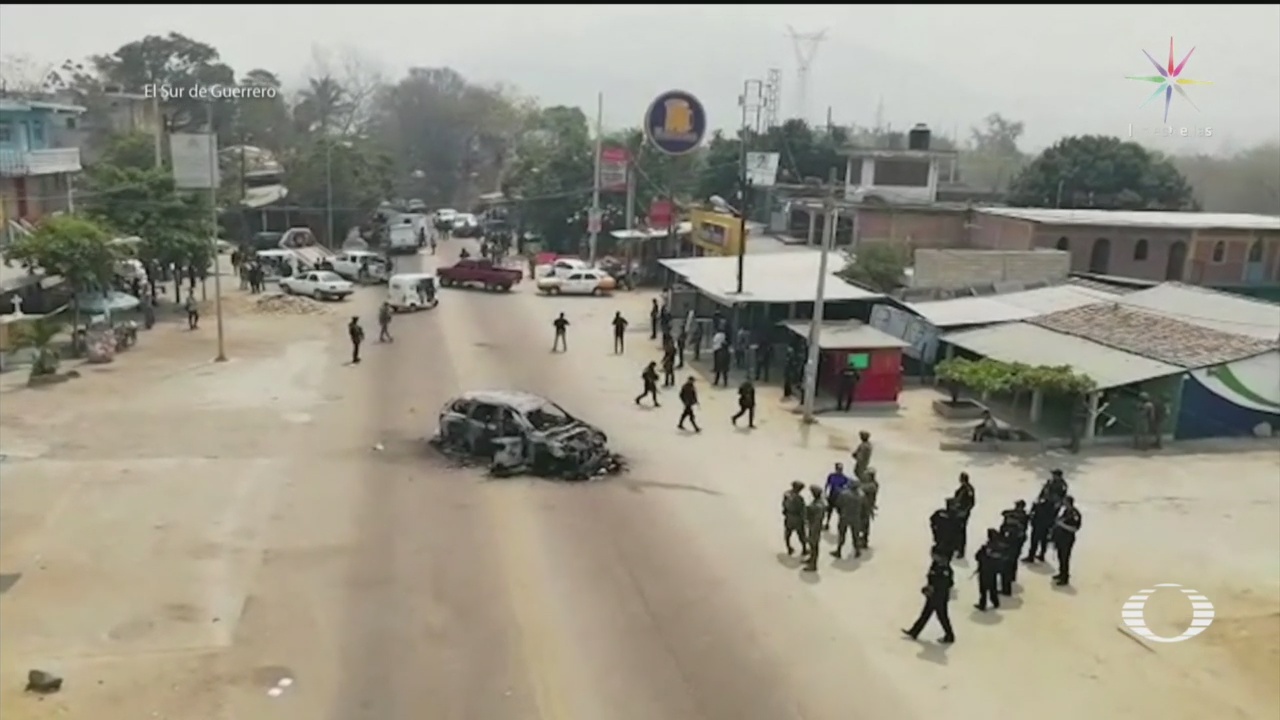 Foto: Enfrentamiento Entre Policías Comunitarios Xaltianguis Acapulco 7 de Mayo 2019