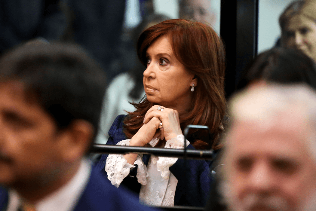 Foto: Cristina Fernández, expresidenta de Argentina, durante juicio en su contra, 21 de mayo de 2019
