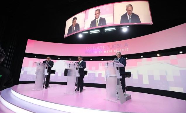Debaten candidatos a la gubernatura de Puebla