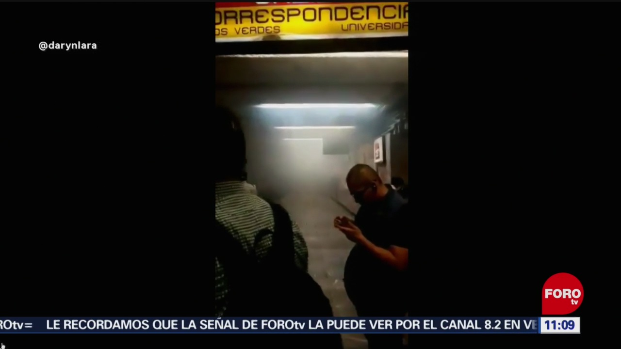 Desalojan andén de Metro Balderas, en CDMX, por humo