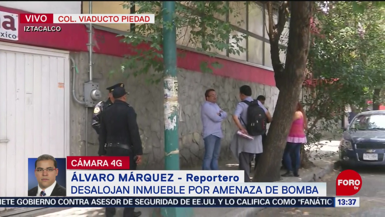 FOTO: Desalojan inmueble por amenaza de bomba en Iztacalco, CDMX, 27 MAYO 2019