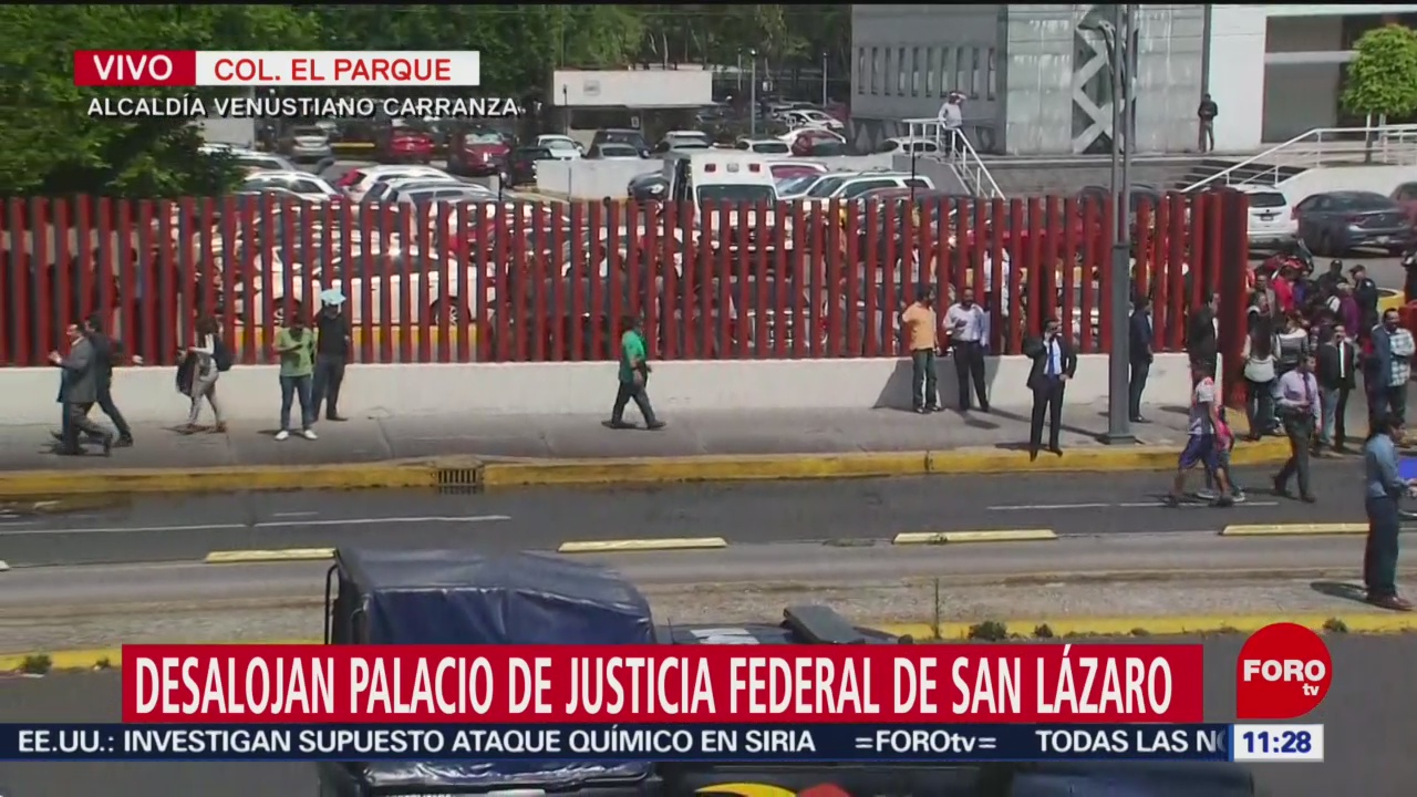 Desalojan Palacio de Justicia Federal de San Lázaro por amenaza de bomba
