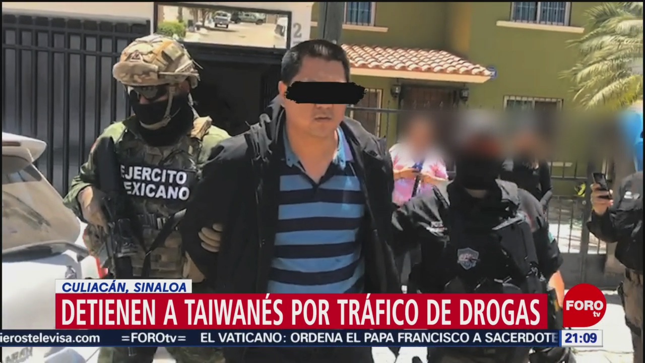 Foto: Detienen Taiwanés Tráfico Drogas Sinaloa 9 de Mayo 2019