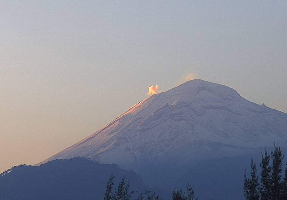 Foto: El volcán Popocatépetl el 1 de mayo, Ciudad de México