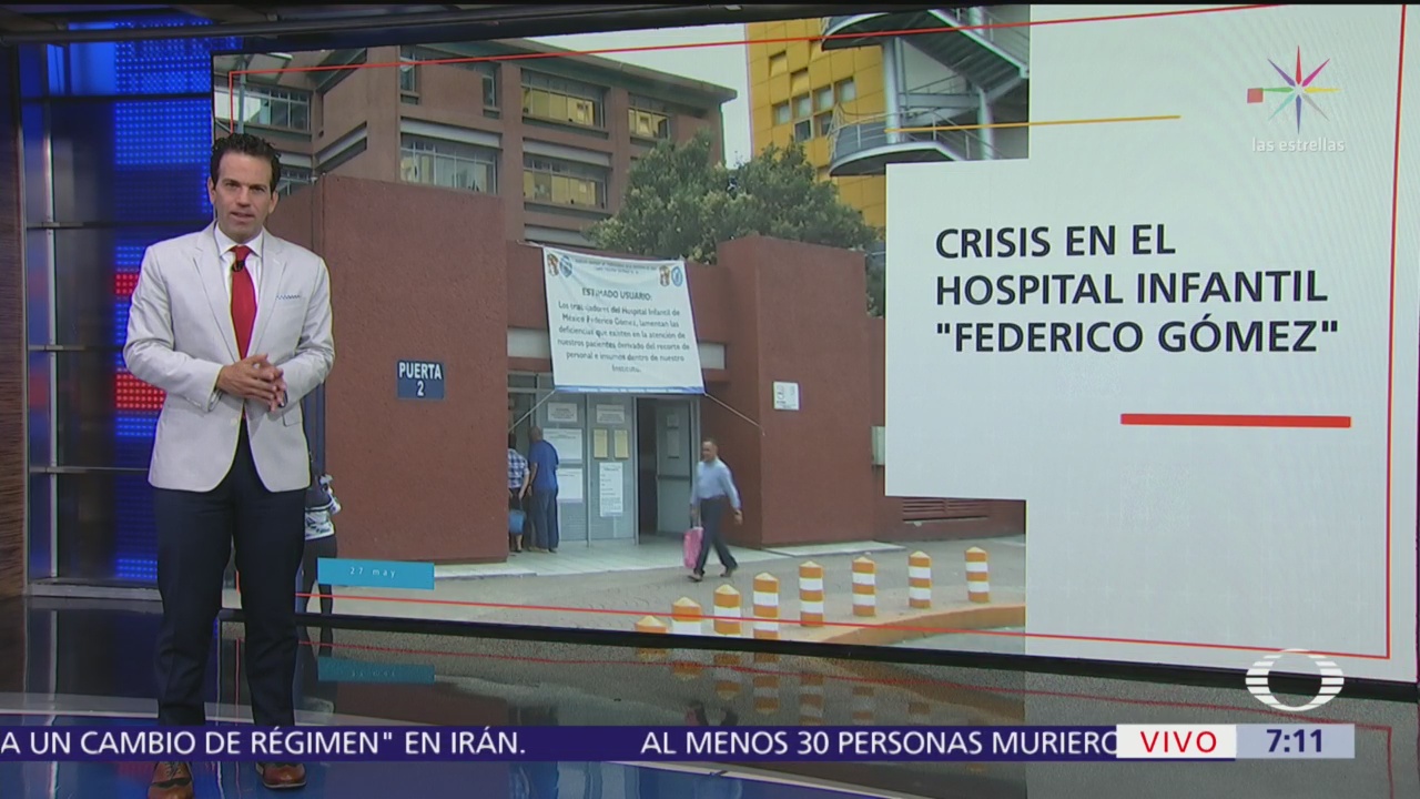 Empeora la crisis en el Hospital Infantil ‘Federico Gómez’, CDMX