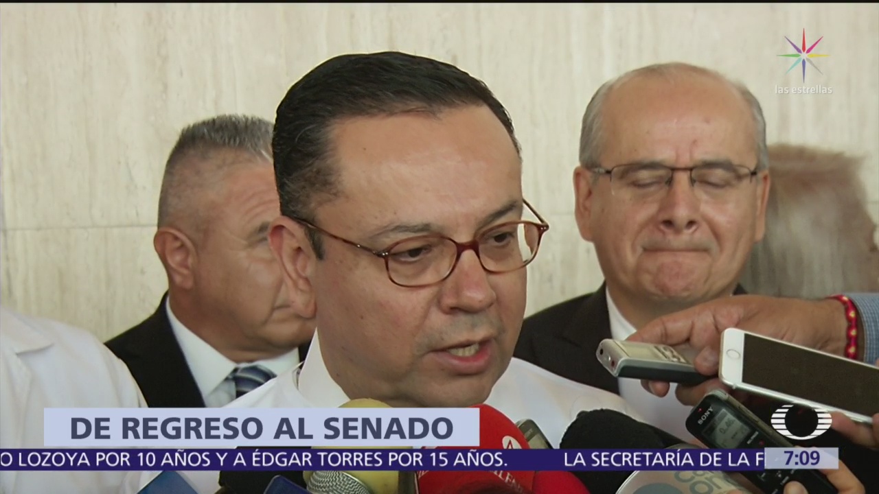 Envía Germán Martínez solicitud para regresar al Senado