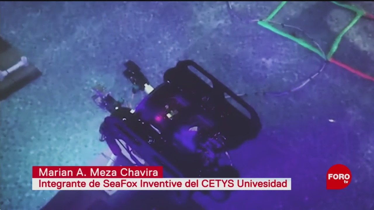FOTO: Estudiantes mexicanos trabajan en dron submarino, 26 MAYO 2019