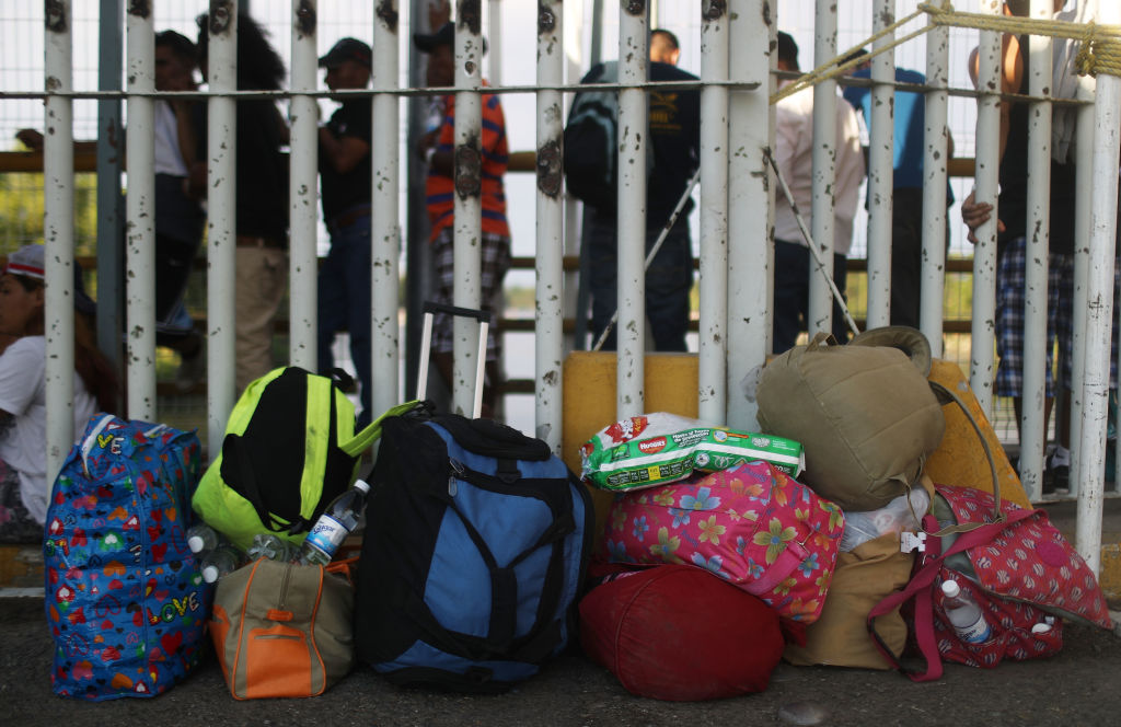 Foto: Migrantes centroamericanos descansan en la frontera entre México y Guatemala. El 18 de enero de 2019