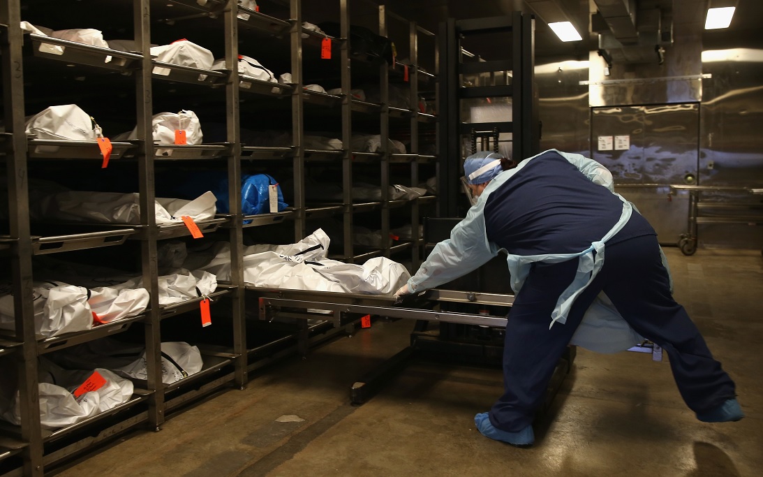 Foto: Trabajadores forenses intentan identificar restos de inmigrantes. El 9 de diciembre de 2019