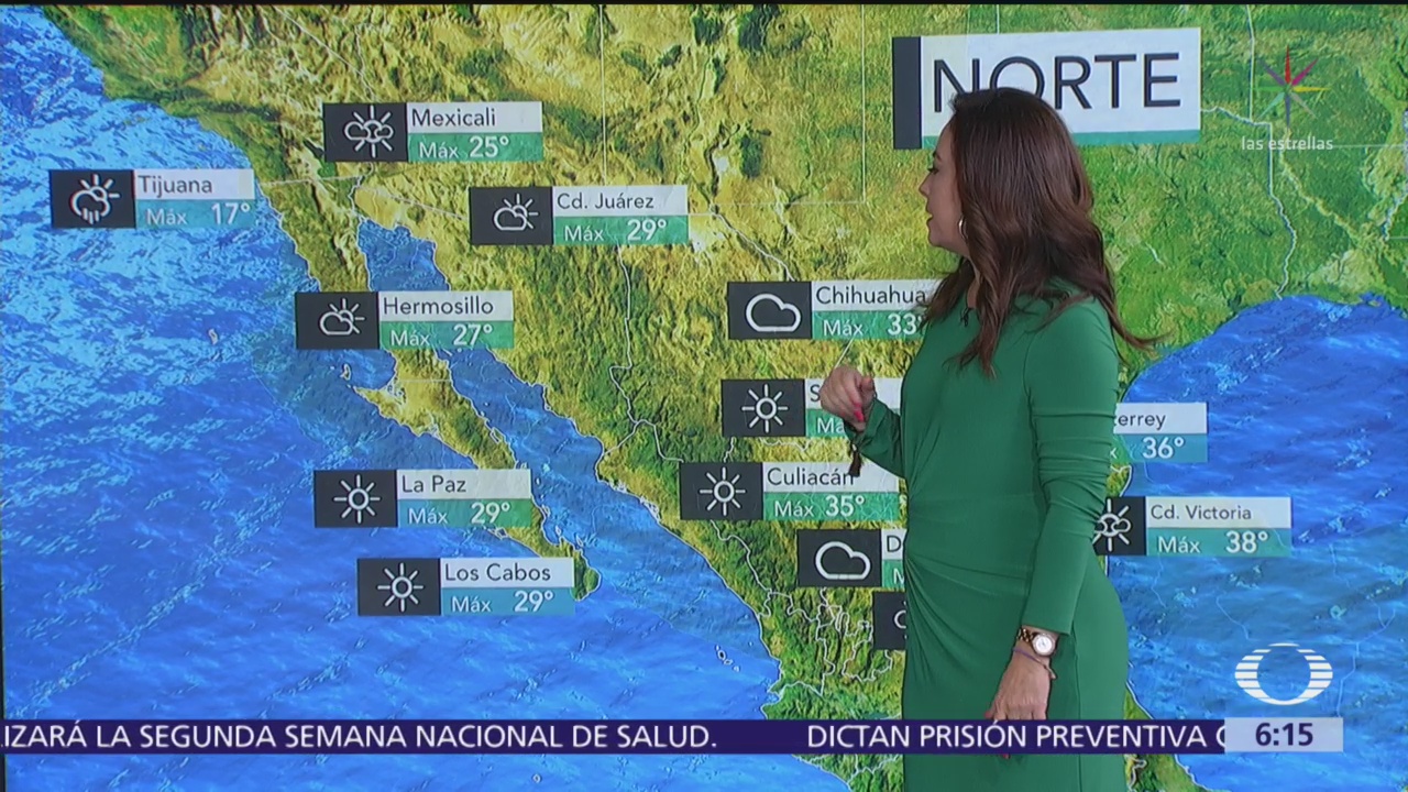 Frente frío 58 provocará lluvias en México