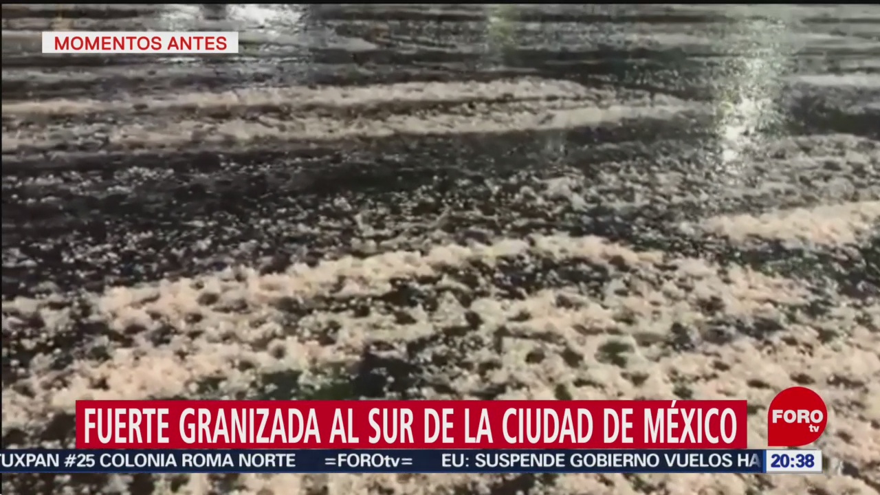 Foto: Granizada Granizo Cdmx 15 de Mayo 2019
