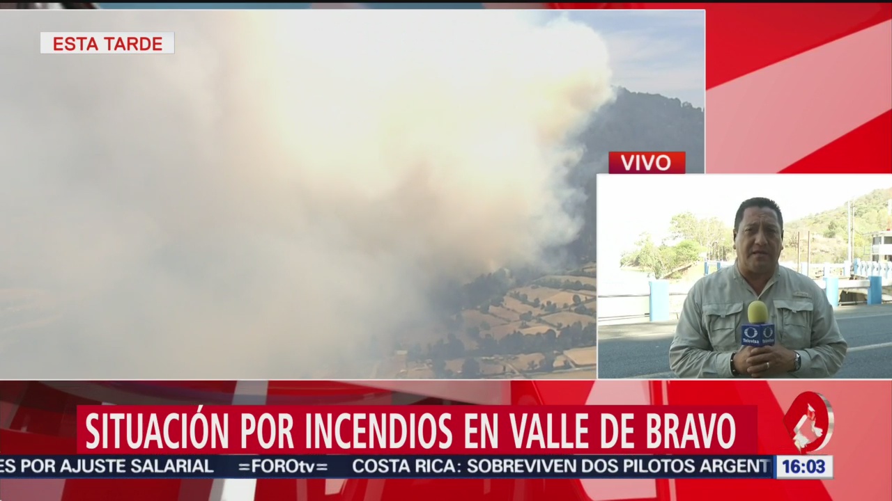 FOTO: Habrá denuncias penales por incendios en Valle de Bravo