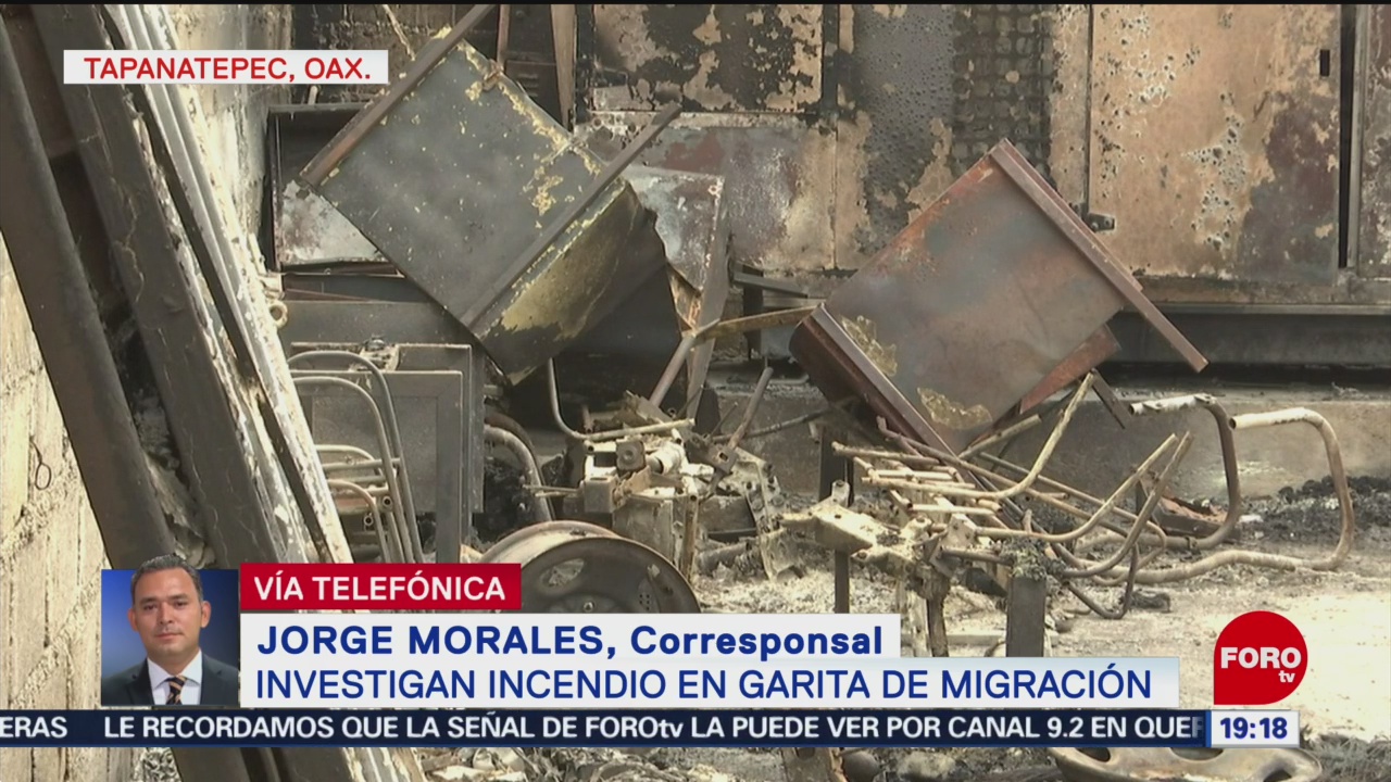Foto: Detenidos Incendio Estación Migratoria Oaxaca 13 de Mayo 2019