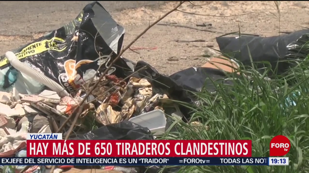 FOTO: Hay más de 650 tiraderos clandestinos en Yucatán, 12 MAYO 2019