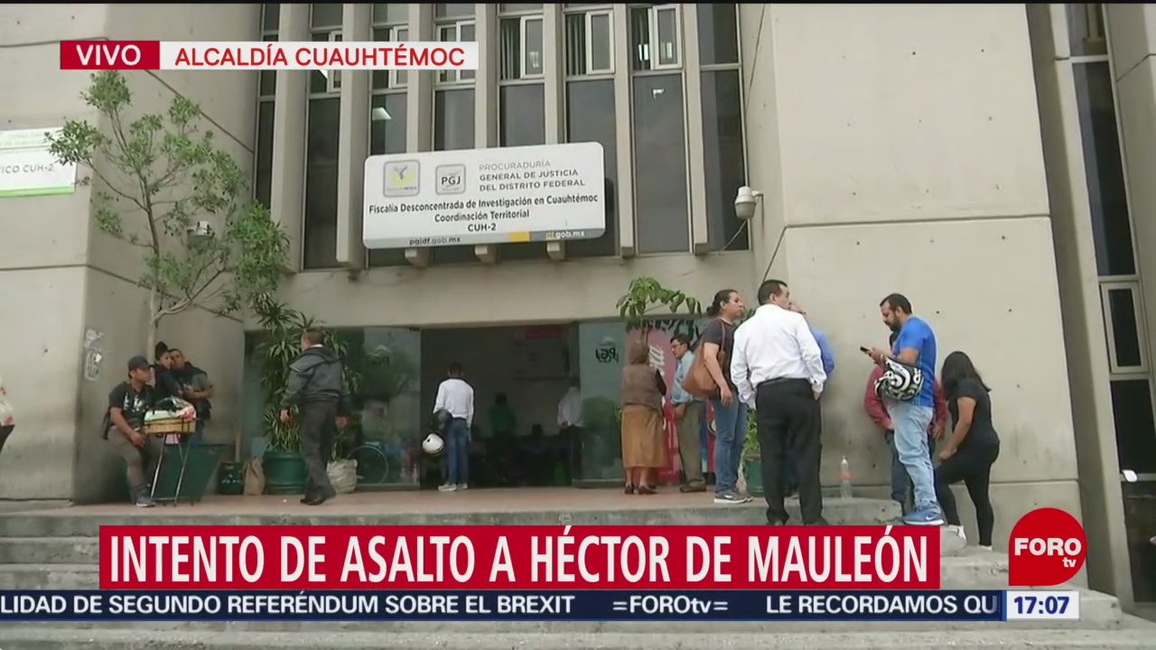 Foto: Héctor de Mauleón declara en el MP de alcaldía Cuauhtémoc