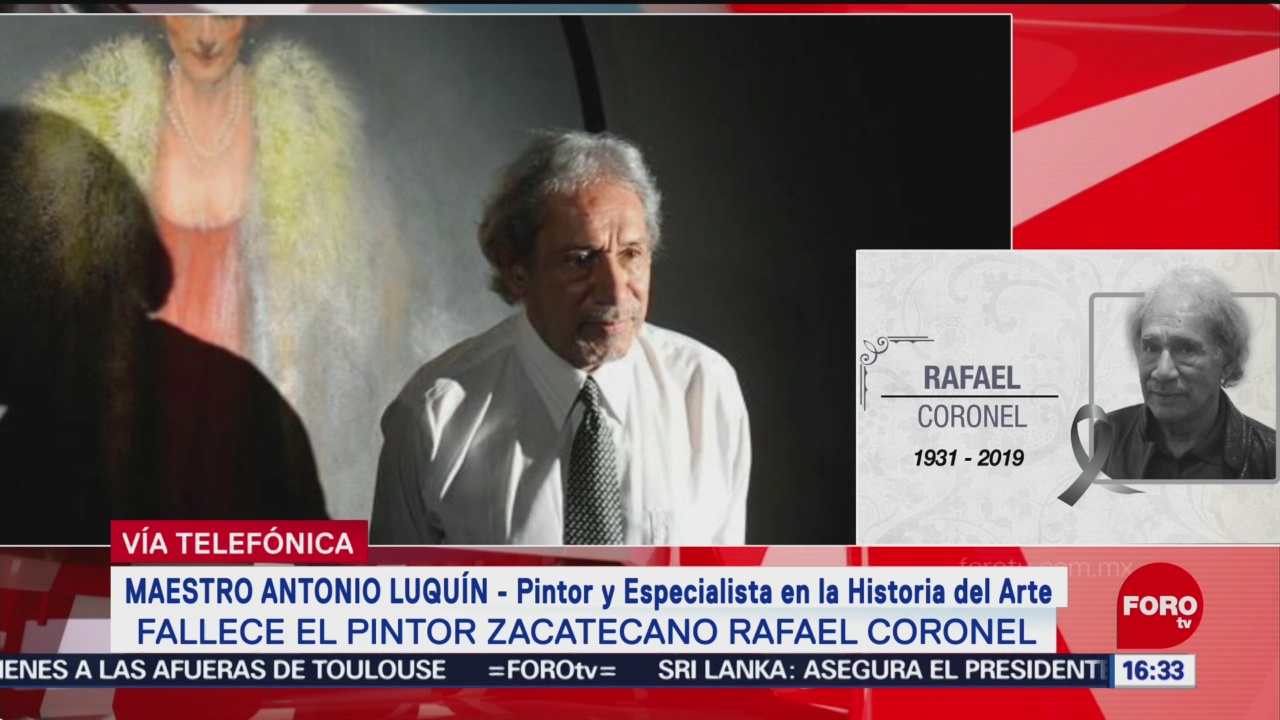 Foto: Herencia cultural del pintor zacatecano Rafael Coronel