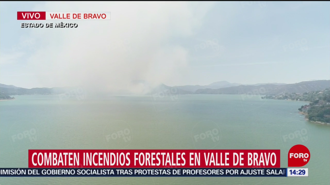 FOTO: Incendios activos en Valle de Bravo