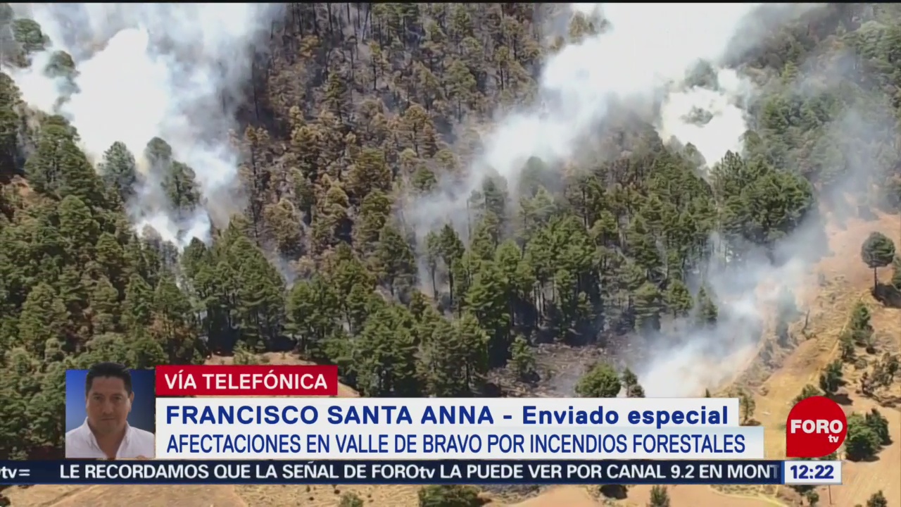 FOTO: Incendios en Valle de Bravo afectan flora y fauna del lugar, 11 MAYO 2019