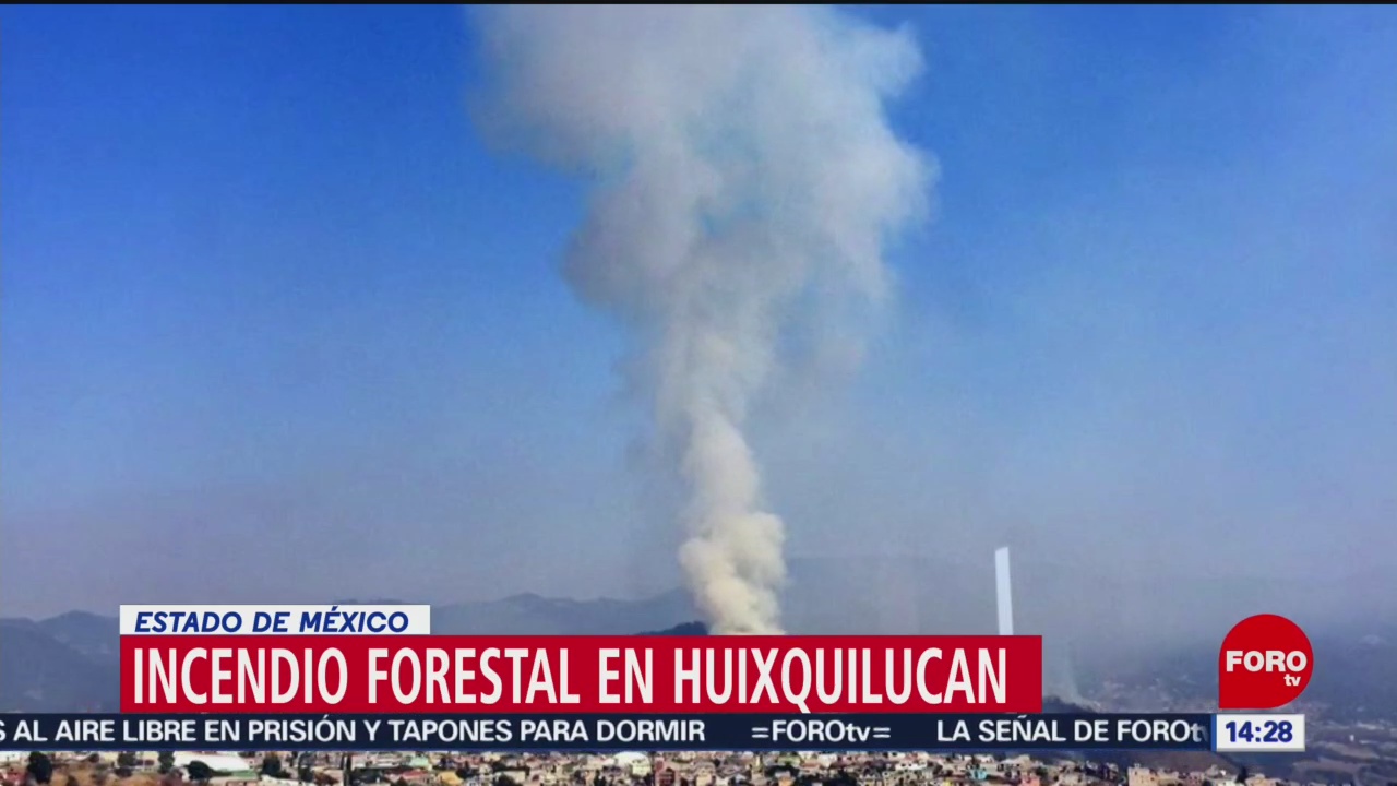 FOTO: Incendios forestales en Huixquilucan y Atizapán, 12 MAYO 2019