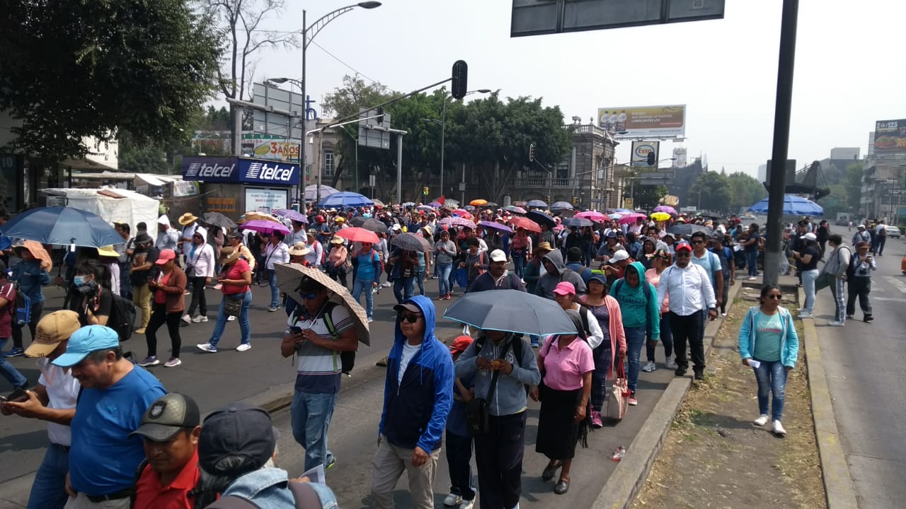 Foto Inician marchas por el 15 de Mayo en la CDMX mayo