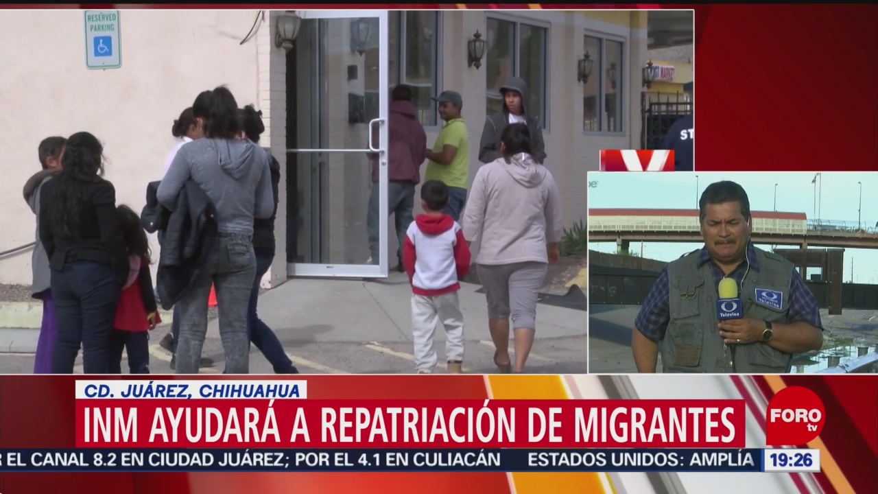 Foto: INM Ayudará Repatriación Migrantes 15 de Mayo 2019