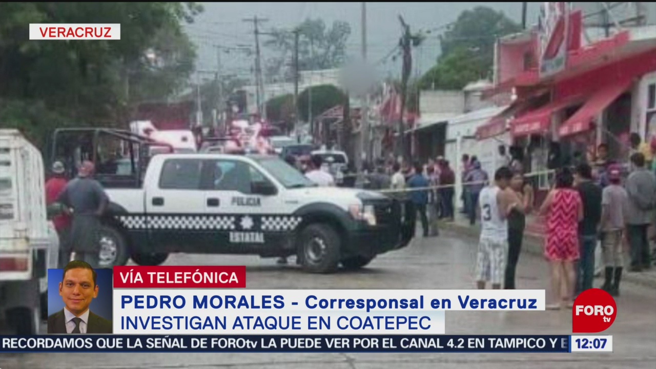 Investigan ataque armado con 5 muertos en Coatepec, Veracruz