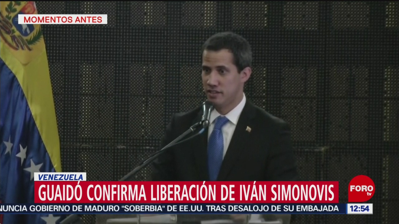 Juan Guaidó confirma liberación de Iván Simonovis en Venezuela