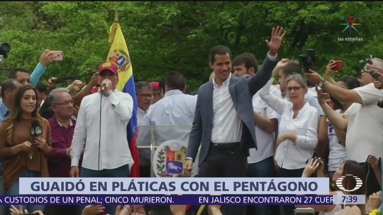 Juan Guaidó ordena establecer contactos con el Pentágono